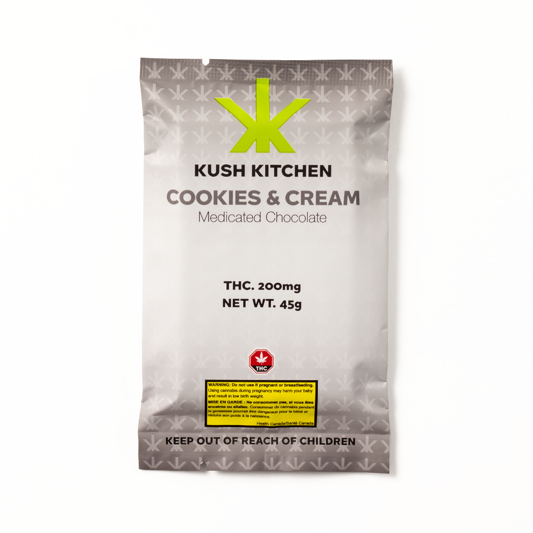 Kush Kitchen Cookies & Cream Bar 200mg