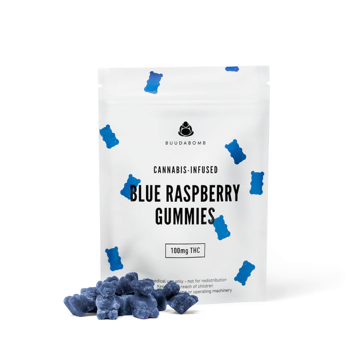 Buy Buudabomb - Blue Raspberry Gummies