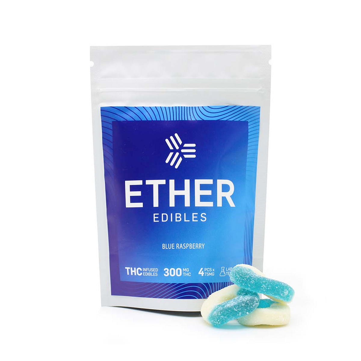 Buy Ether Edibles Blue Raspberry 300mg Online