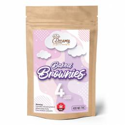 Dreamy Delite - Baked Brownies - 400mg | Buy Edibles Online | Dispensary Near Me