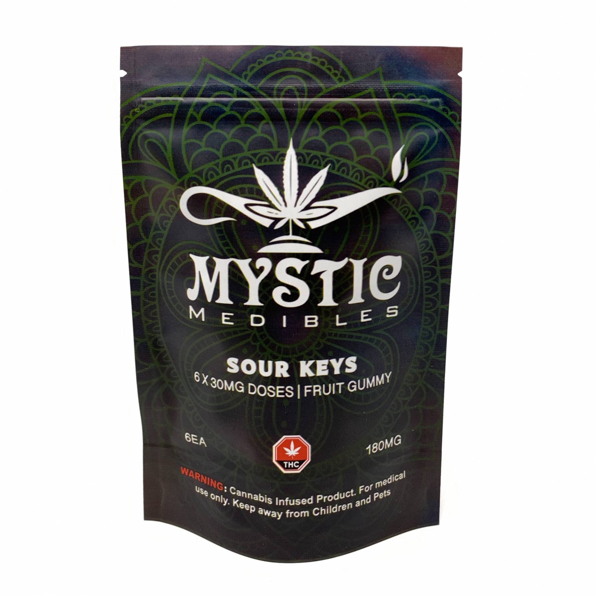 Buy Mystic Medibles - Sour Keys 180mg Online