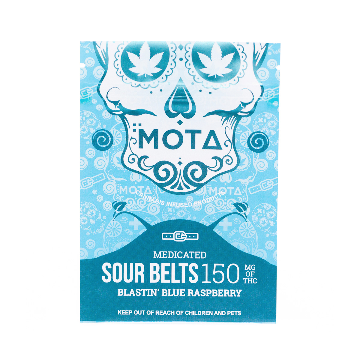 Buy MOTA - Sour Belts Blastin' Blue Raspberry - 150mg THC