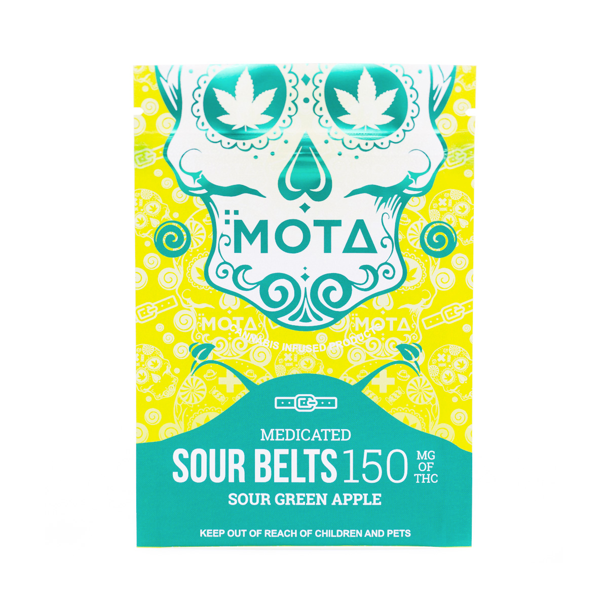 Buy MOTA - Sour Belts Green Apple - 150mg THC