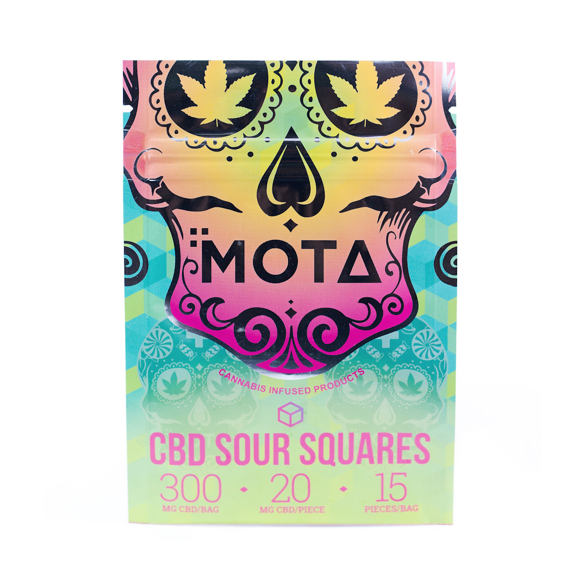 Buy MOTA - Sour Squares 300mg CBD