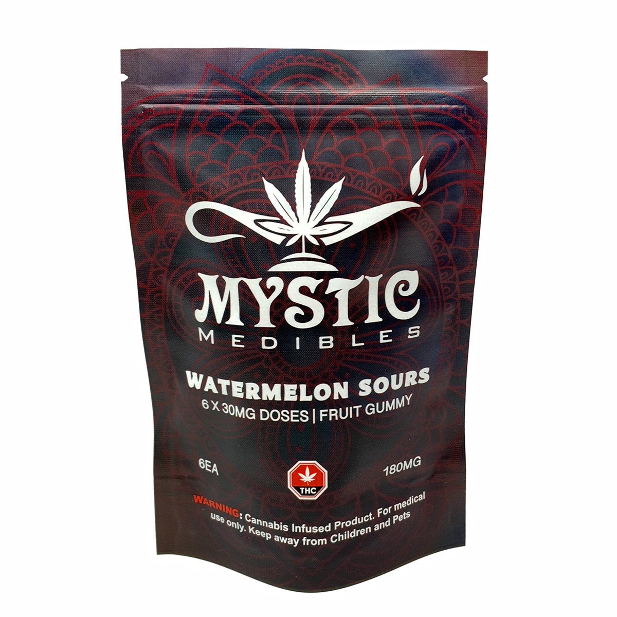 Buy Mystic Medibles - Watermelon Sours 180mg Online