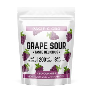 Buy Pacific CBD Grape Sour 200mg