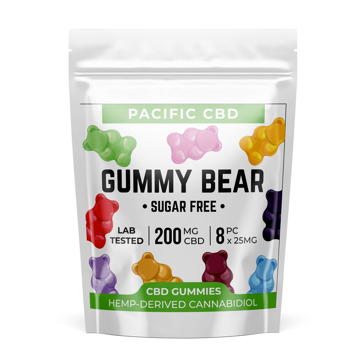 Buy Pacific CBD - Sugar Free Gummy Bears - DNMN