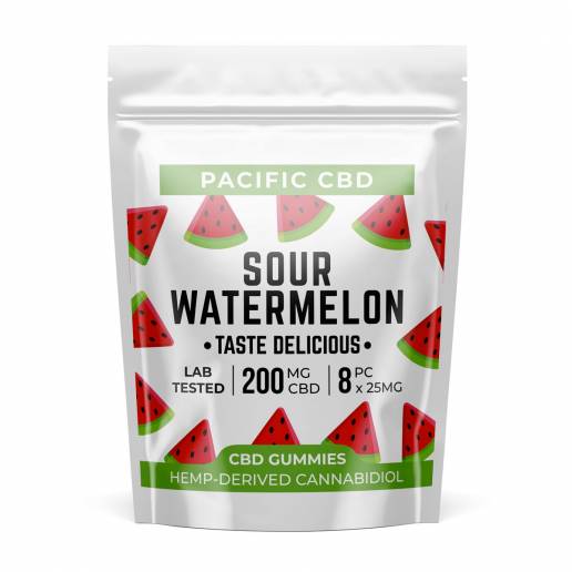 Buy Pacific CBD Sour Watermelon 200mg