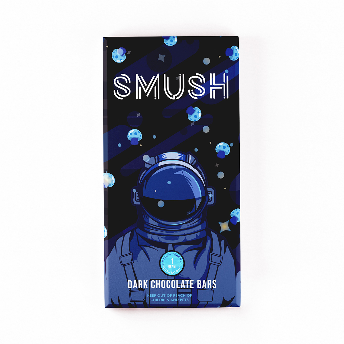 Buy Smush - Mushroom Dark Chocolate Bars - 1gram