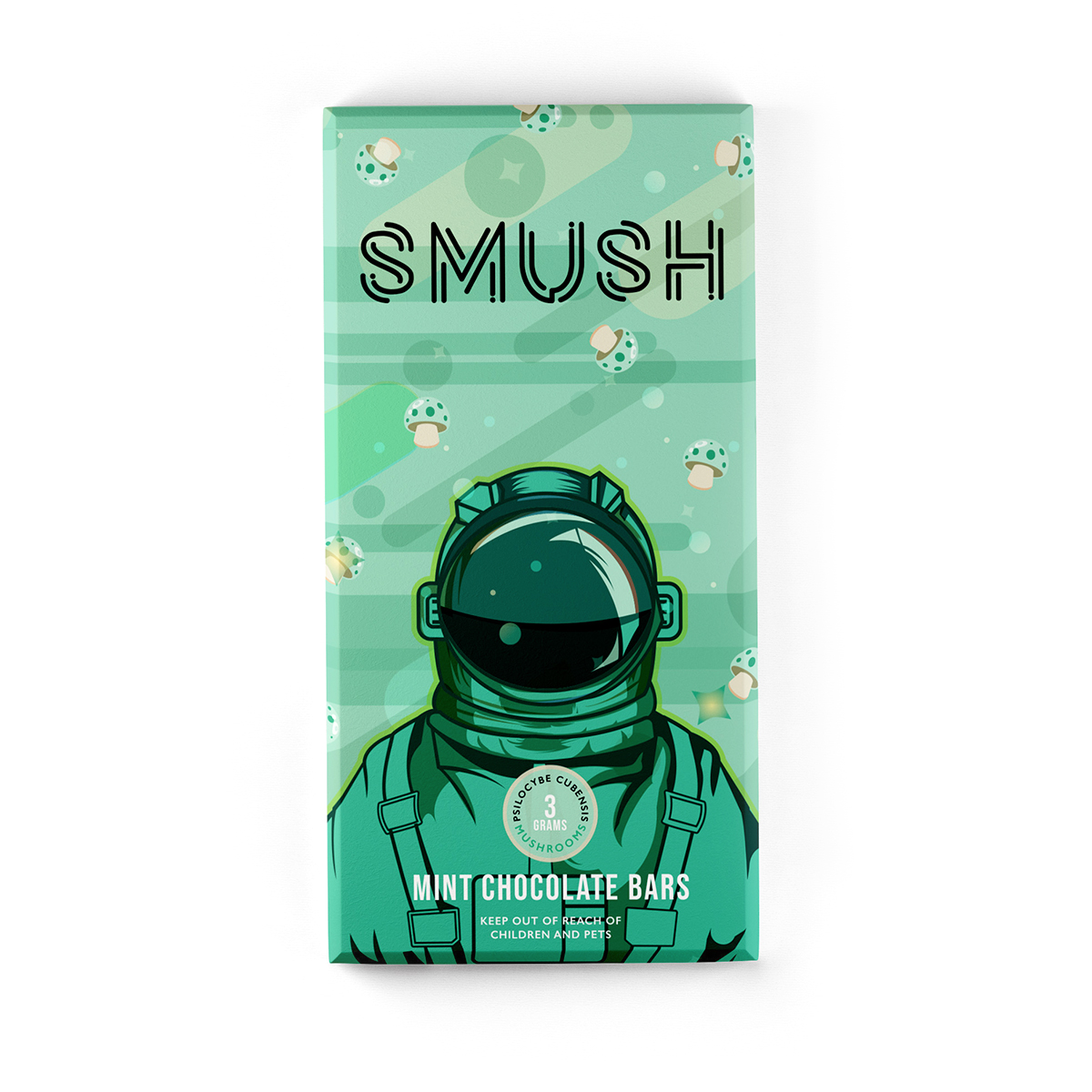 Buy Smush - Mushroom Mint Chocolate Bars - 3grams
