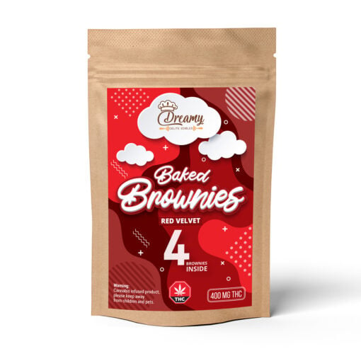 Dreamy Delite - Baked Brownies Red Velvet | Buy Edibles Online | Dispensary Near Me