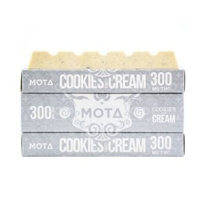 MOTA Cookies and Cream Chocolate Bar