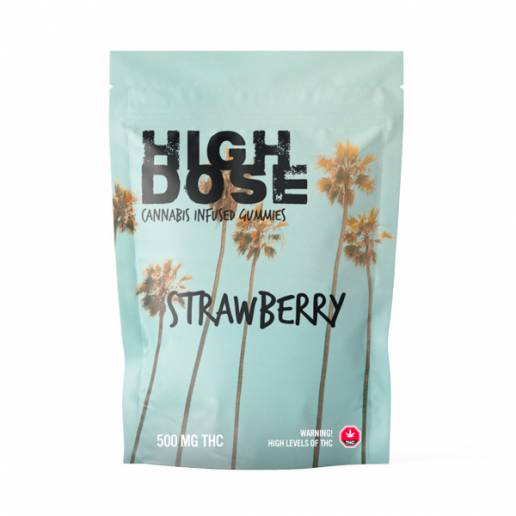 buy High Dose - Strawberry THC Gummies 500mg/1500mg