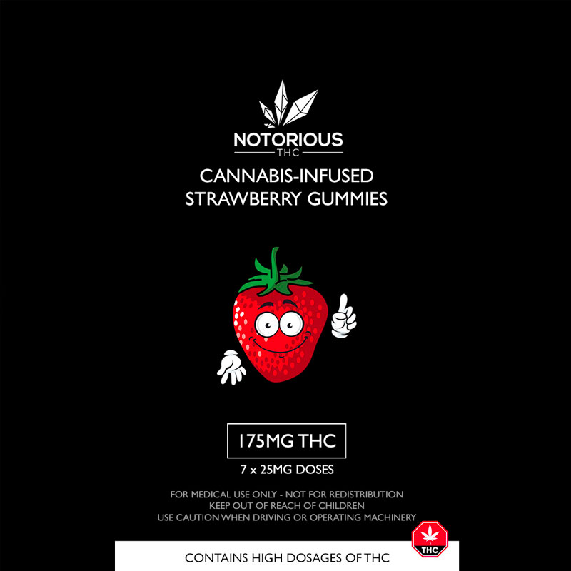 strawberry cannabis edibles
