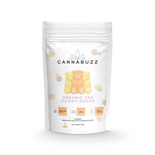 Organic CBD Gummy Bears Cannabuzz | Buy Edibles Online | Dispensary Near Me