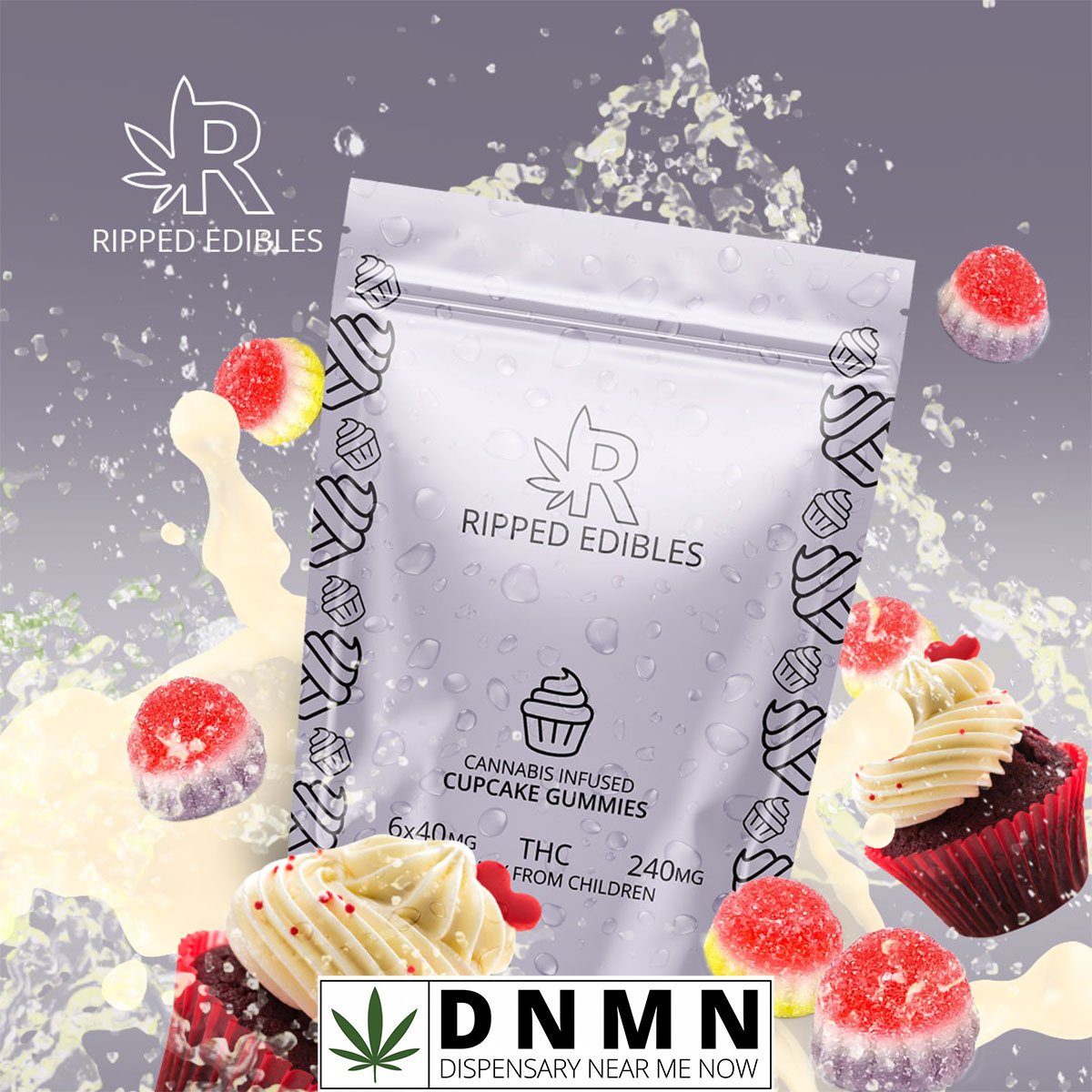 Cupcake Gummies - 240MG THC