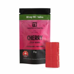 Twisted Extracts Jelly Bomb Cherry - 80mg THC | Buy Edibles Online | Dispensary Near Me