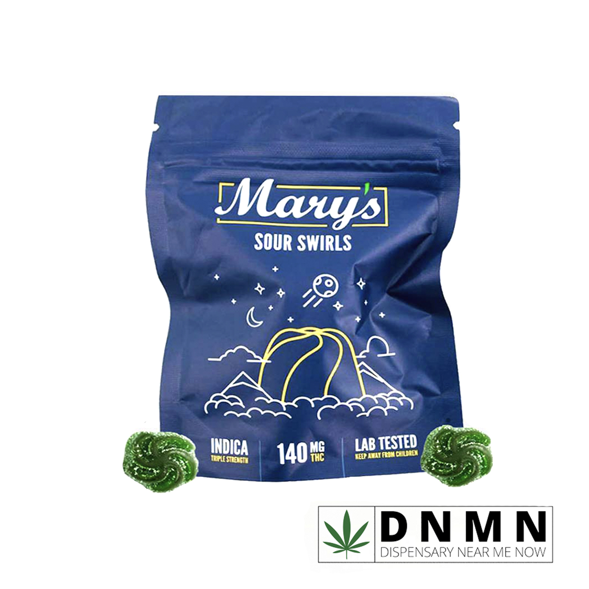 Mary’s Medibles Indica Sour Swirls - 140mg | Buy Tincture Online | Dispensary Near Me