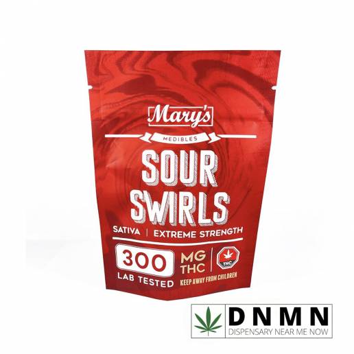 Mary’s Medibles Sativa Sour Swirls 300mg | Buy Edibles Online | Dispensary Near Me