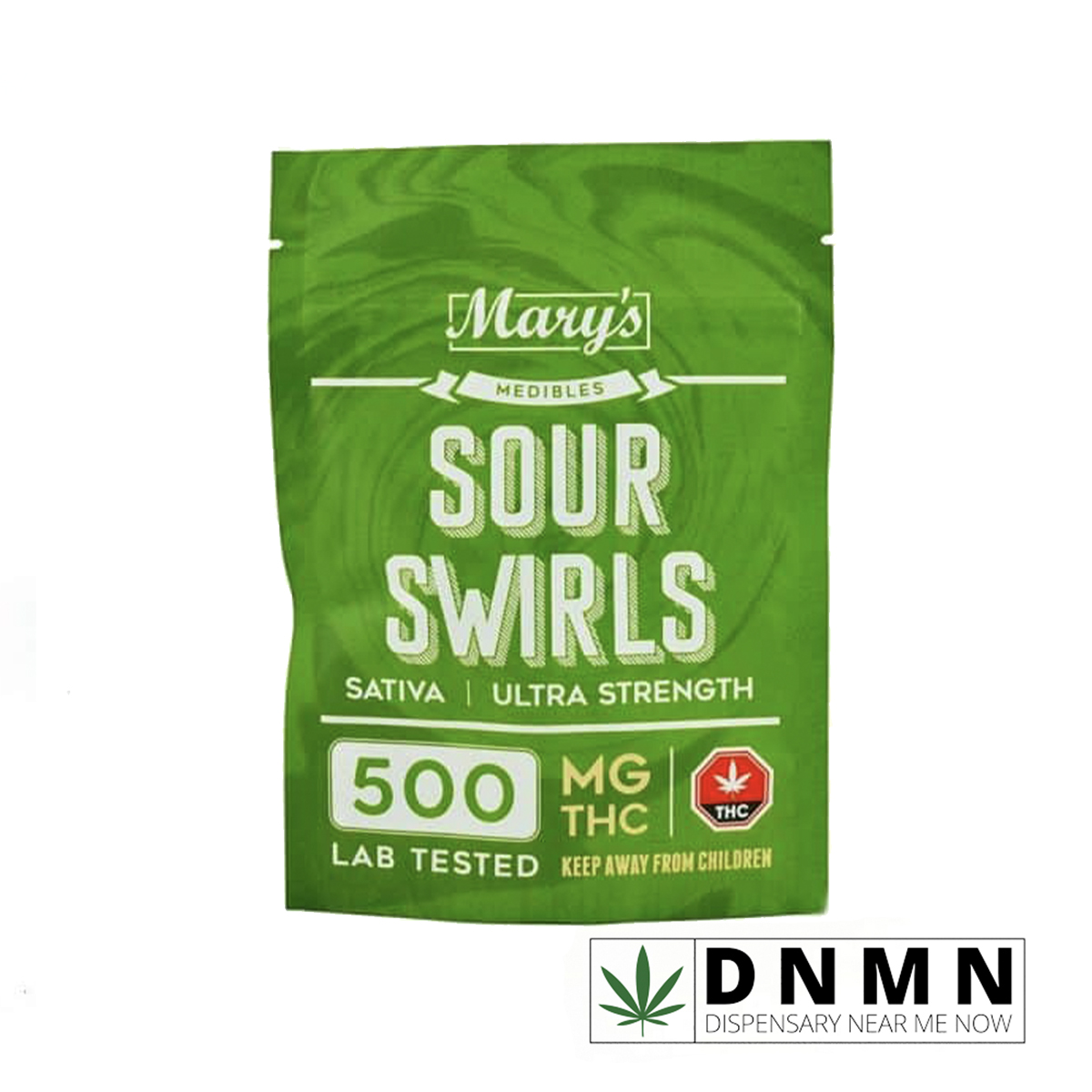 Mary’s Medibles Sativa Sour Swirls Ultra Strength 500mg | Buy Edibles Online | Dispensary Near Me