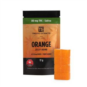 Twisted Extracts Jelly Bomb Orange 80mg