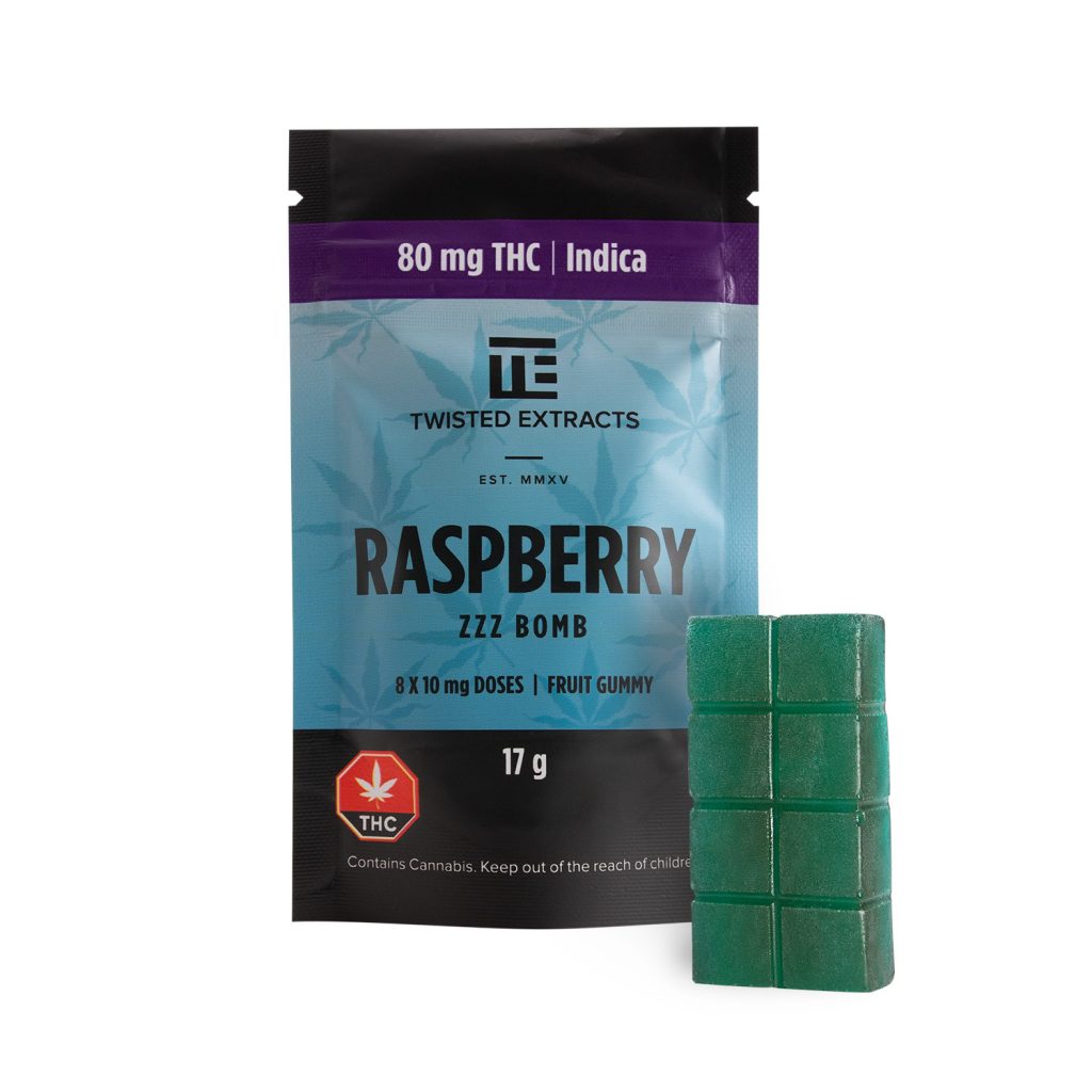 Twisted Extracts Jelly Bomb Blue Raspberry - 80mg THC | Buy Edibles Online | Dispensary Near Me