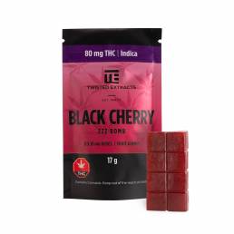 Twisted Extracts 1:1 Jelly Bomb Black Cherry - 40mg THC + 40mg CBD | Buy Edibles Online | Dispensary Near Me