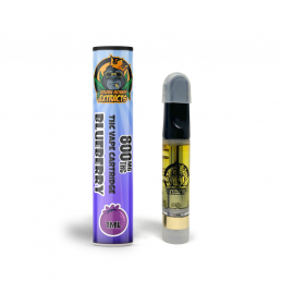 Golden Monkey Extracts - Premium THC Cartridge Blueberry 800mg | Buy Vape Online | Dispensary Near Me