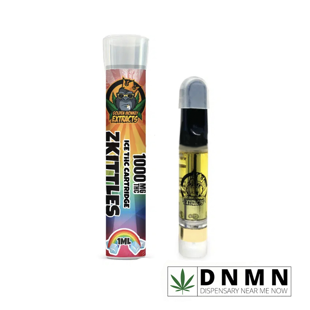 Golden Monkey Extracts - ICED Zkittles Cartridge | Buy Vapes Online | Dispensary Near Me
