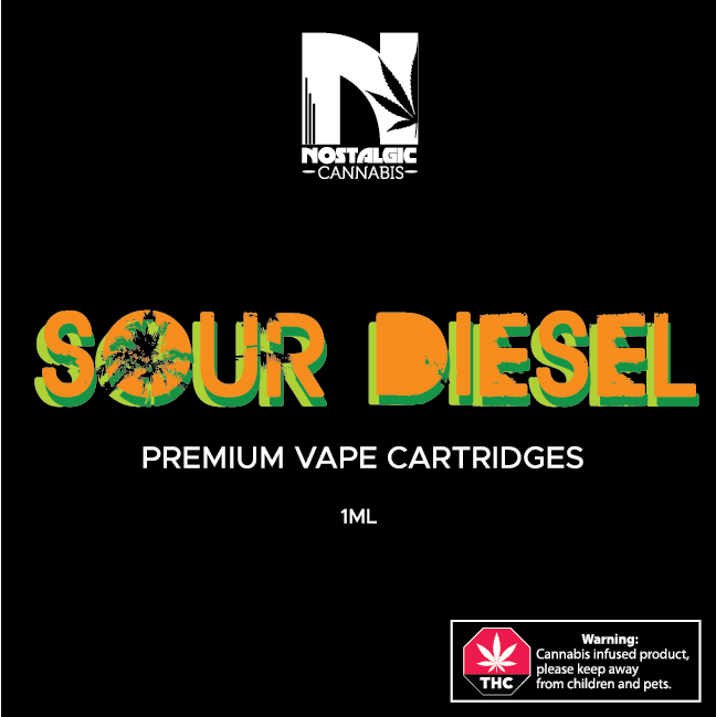 Nostalgic Cannabis - Sour Diesel Vape Cartridge| Buy Vape Online | Dispensary Near Me