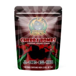 Golden Monkey Extracts - Cherry Bomb - 240mg THC + 100mg CBD |Buy Edibles Online | Dispensary Near Me