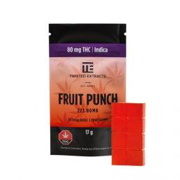 Twisted Extracts - Fruit Punch Zzz Bomb - 80mg THC| Buy Edibles Online | Dispensary Near Me