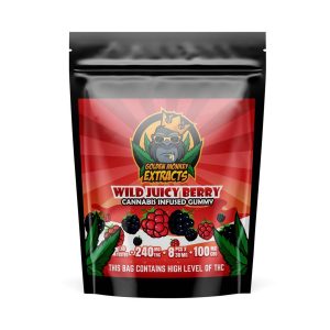 Golden Monkey Extracts Wild Juicy Berry 240mg THC 100mg CBD