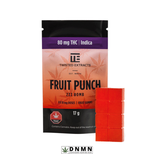 Fruit Punch ZZZ Bomb Twisted Extract | Buy Edibles Online | Dispensary Near Me