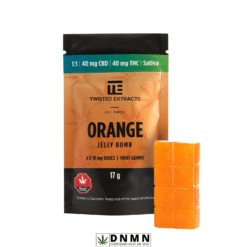 Orange Sativa Jelly Bomb Twisted Extract | Buy Edibles Online | Dispensary Near Me