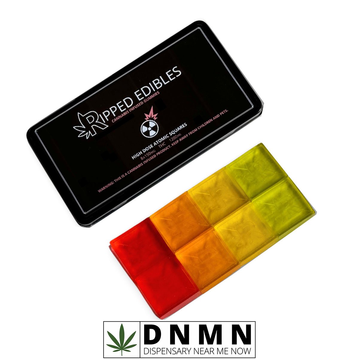 Atomic Squares High Dose 1200MG THC 2