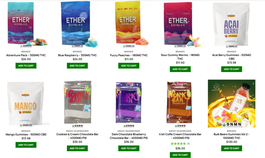 Popular Edibles